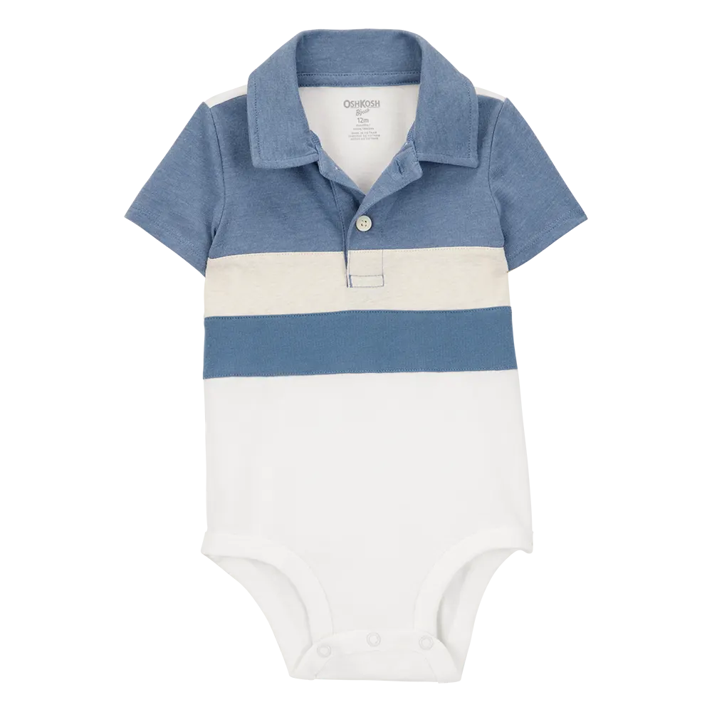 Body polo rayé color-block bébé garçon - OshKosh