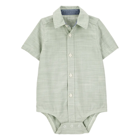 Body-chemise à manches courtes bébé garçon - Vert