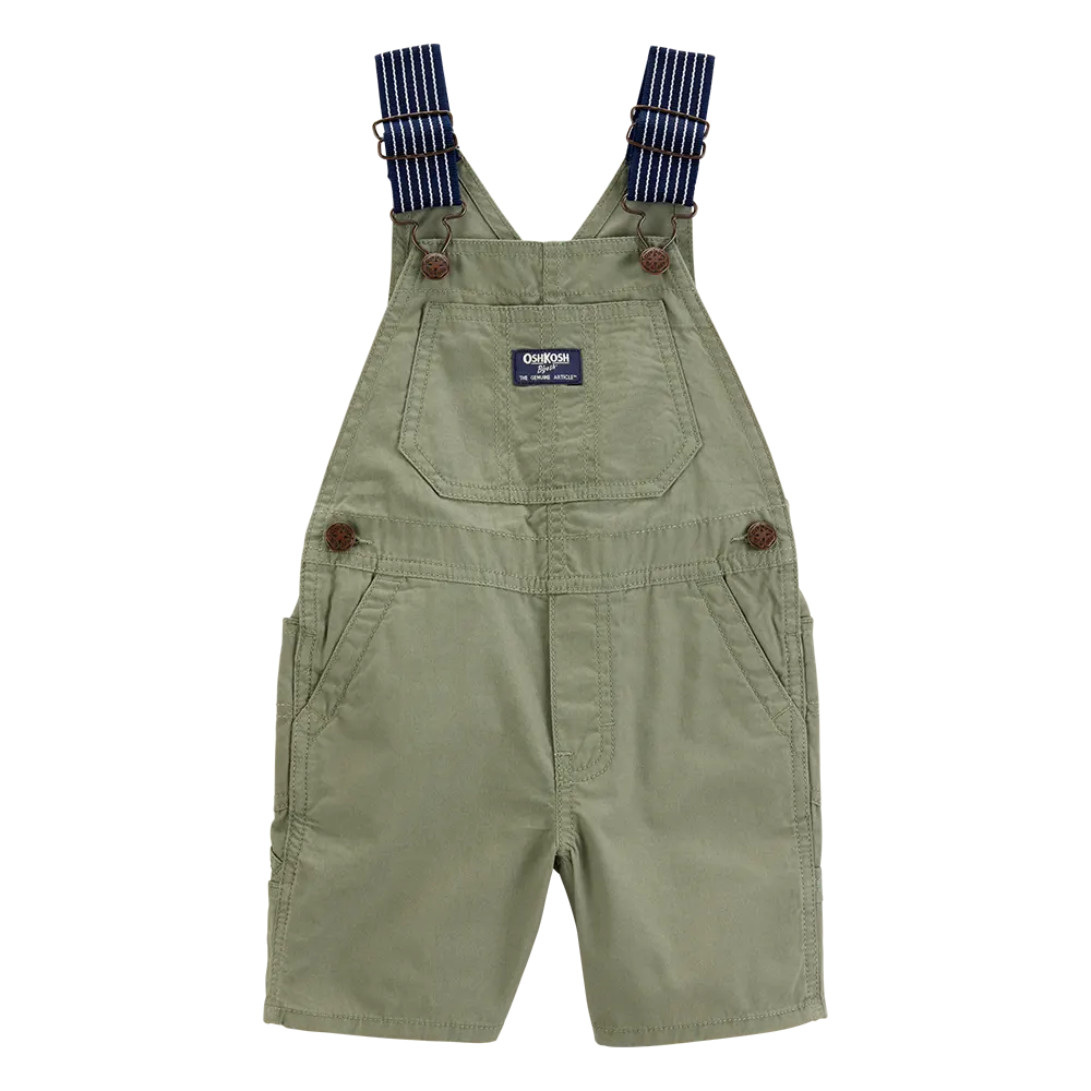 Salopette courte tissée bébé garçon - OshKosh Vert