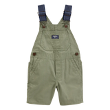 Salopette courte tissée bébé garçon - OshKosh Vert