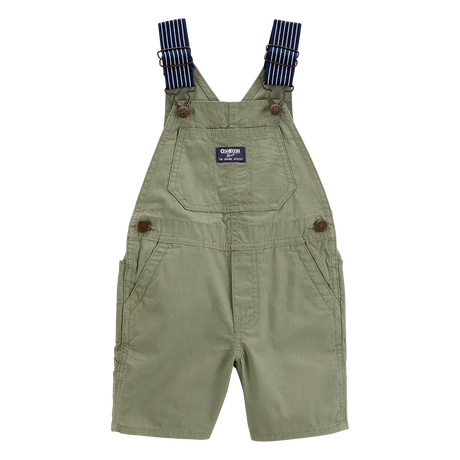 Salopette courte tissée bébé garçon - OshKosh Vert