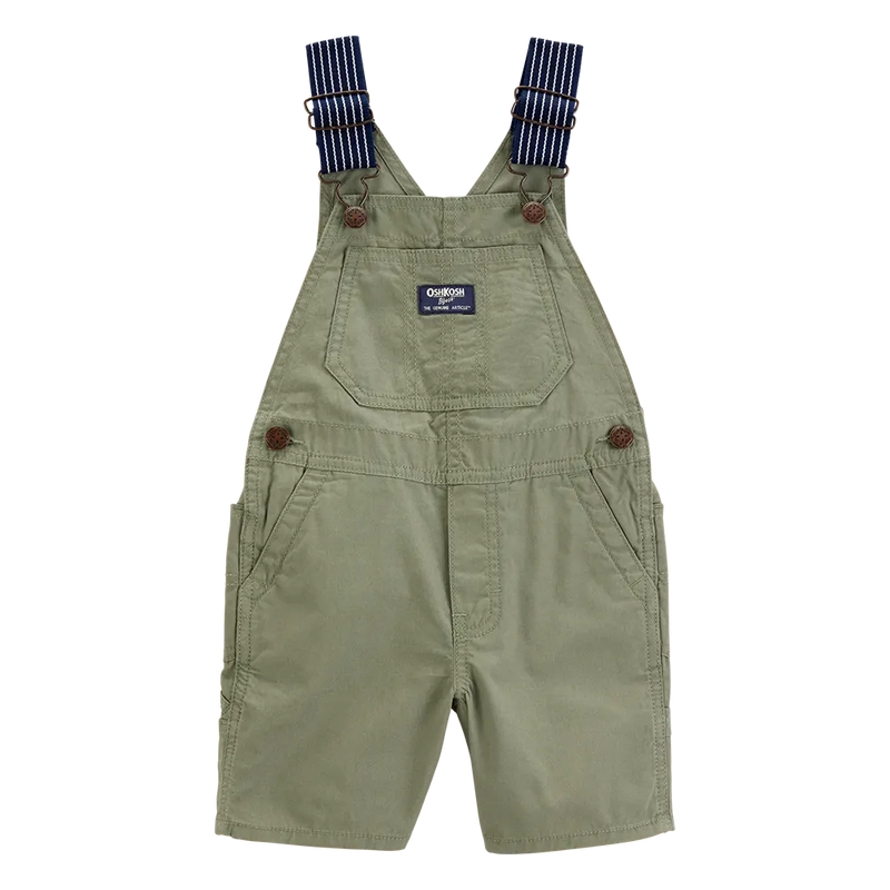 أوشكوش سالوبيت قصير منسوج للرضع الأولاد - أخضر