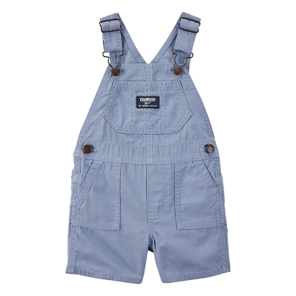 Salopette courte tissée bébé garçon - OshKosh Bleu