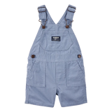 Salopette courte tissée bébé garçon - OshKosh Bleu