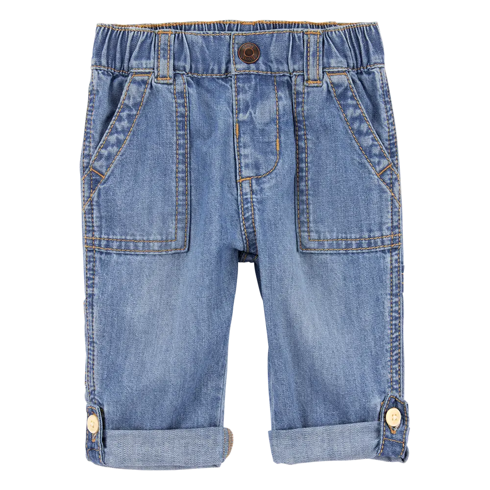 Jean à revers pour bébé garçon - OshKosh Bleu