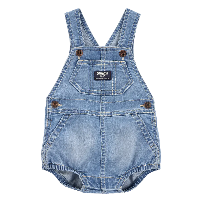 Barboteuse à Bulles en Jean Bébé Garçon OshKosh