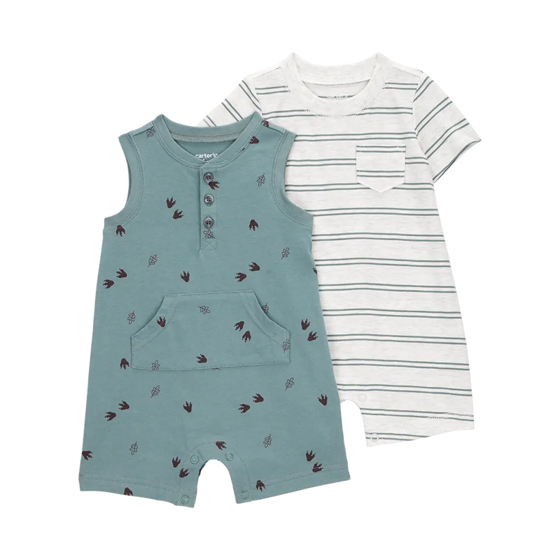 Carter's Set of 2 Baby Boy Striped Rompers