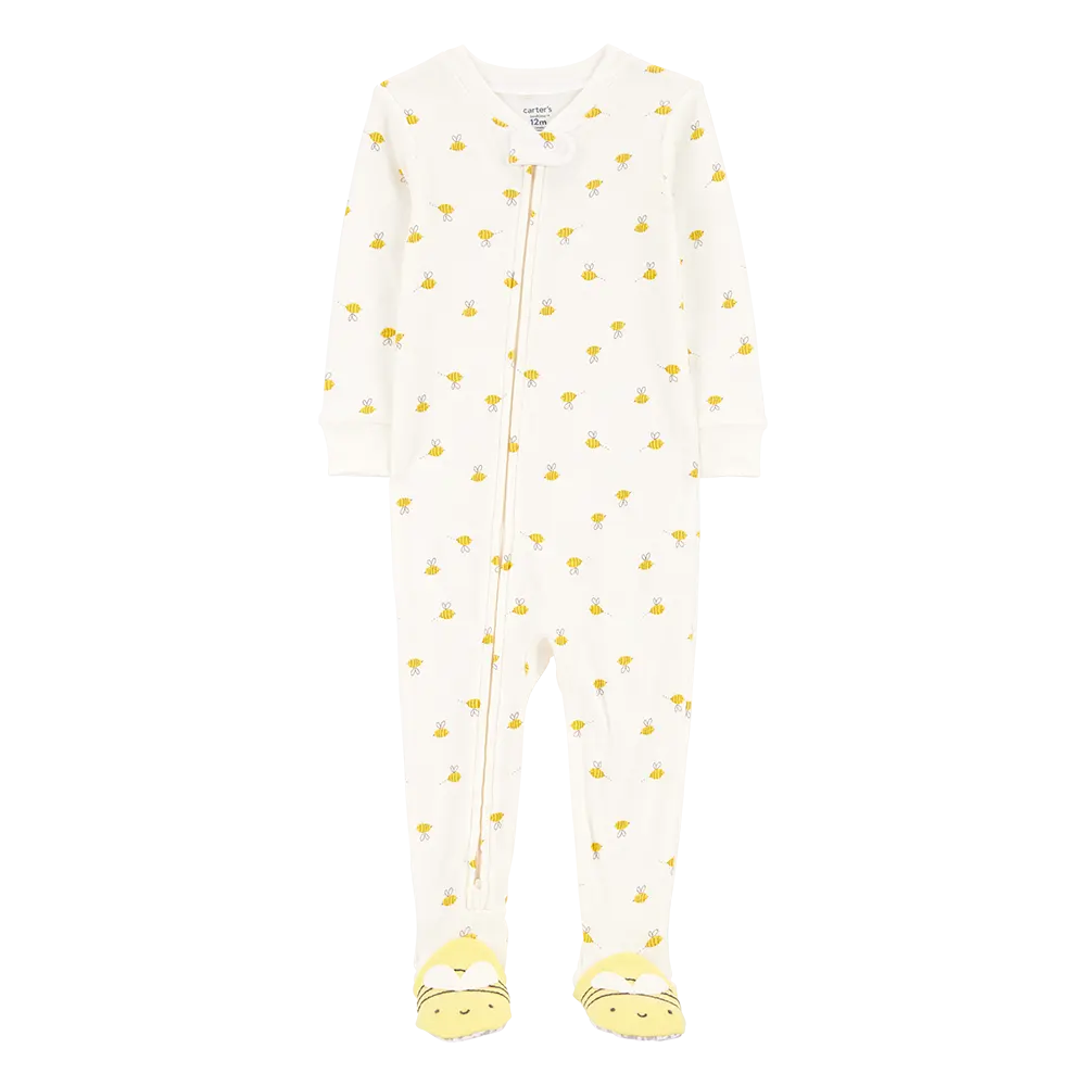 Pyjama dors-bien abeille bébé fille - 100% Coton