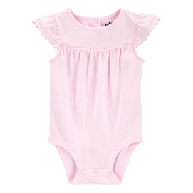 Body à manches papillon en pointelle bébé fille