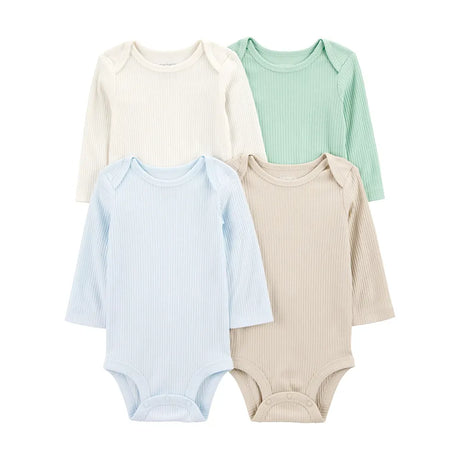 Lot de 5 bodys manches longues bébé - Unisexe