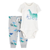 Ensemble body et pantalon dinosaure bébé garçon