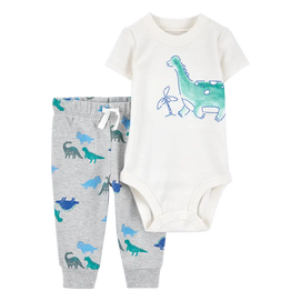 Ensemble body et pantalon dinosaure bébé garçon