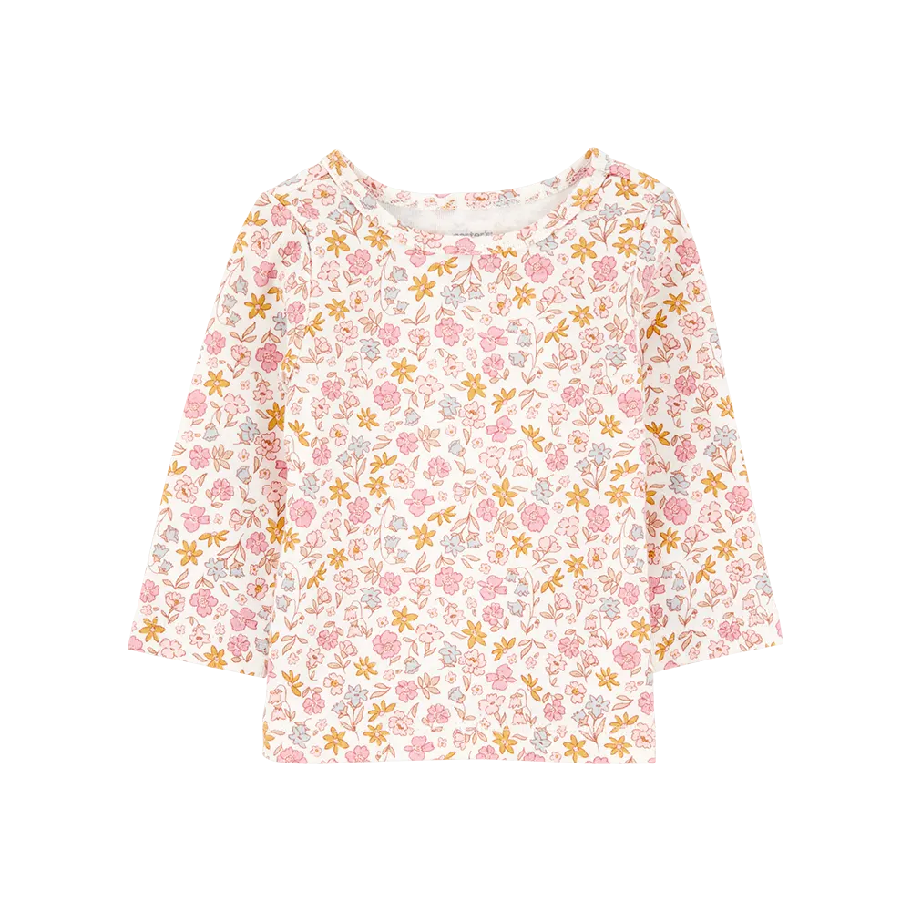 Ensemble salopette et t-shirt lapin bébé fille