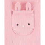 Ensemble salopette et t-shirt lapin bébé fille