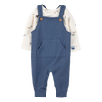 Ensemble salopette gaufrée et t-shirt bébé garçon