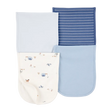 Lot de 4 langes de Rots bébé garçon - Bleu
