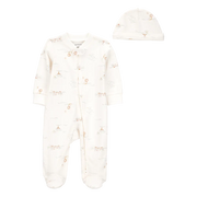 Ensemble 2 pièces pyjama et bonnet bébé garçon