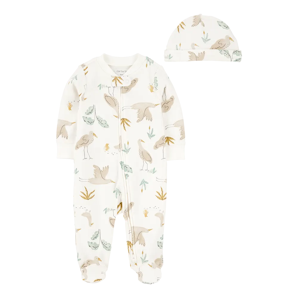 Ensemble pyjama et bandeau bébé - Imprimé