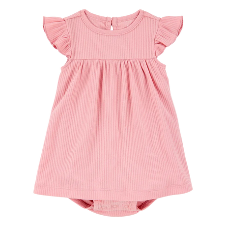 Ensemble robe-body et cardigan bébé fille