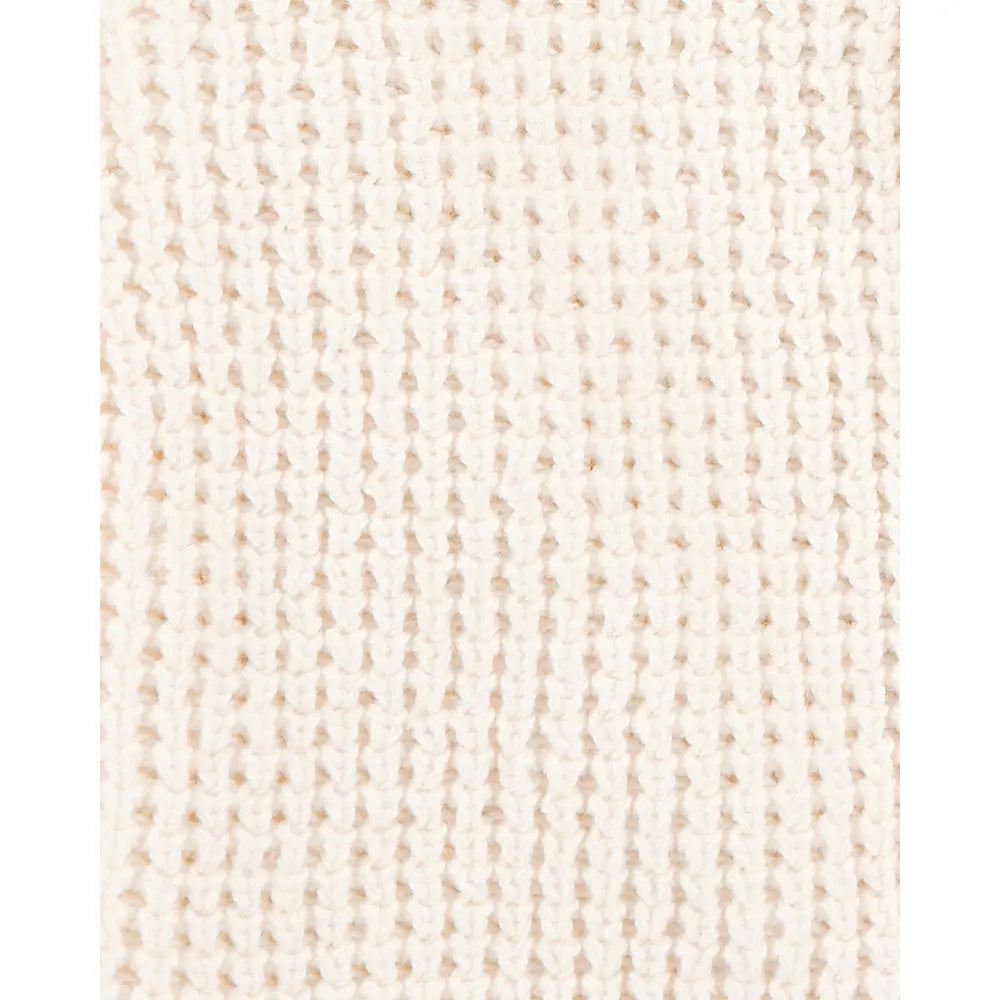 Cardigan à capuche avec oreilles 3D bébé - Ivoire