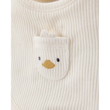 Lot de 3 bavoirs canard bébé - Unisexe