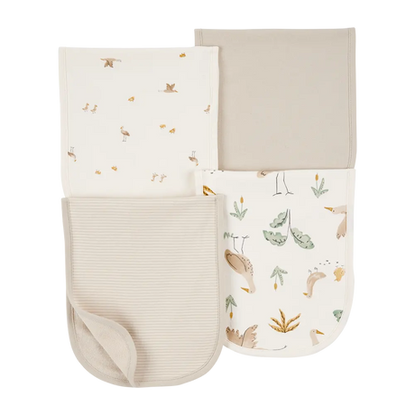 Lot de 4 langes de rots bébé - Couleurs neutres