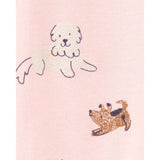 Pyjama dors-bien zippé chien bébé fille - Coton