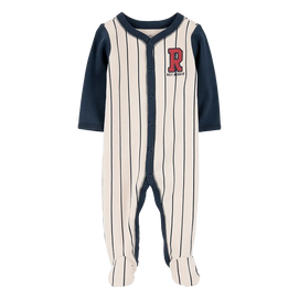 Pyjama dors-bien zippé baseball bébé garçon - Coton