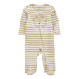 Pyjama dors-bien zippé lion rayé bébé garçon - Coton