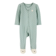 Pyjama dors-bien zippé à pois bébé fille - Coton