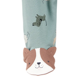 Pyjama dors-bien zippé chien bébé garçon - Coton