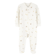Pyjama dors-bien zippé oiseaux bébé - Coton