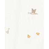 Pyjama dors-bien zippé oiseaux bébé - Coton
