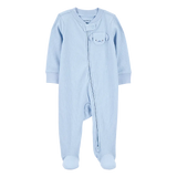 Pyjama dors-bien zippé côtelé chien bébé garçon