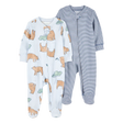 Lot de 2 pyjamas dors-bien zippés bébé garçon