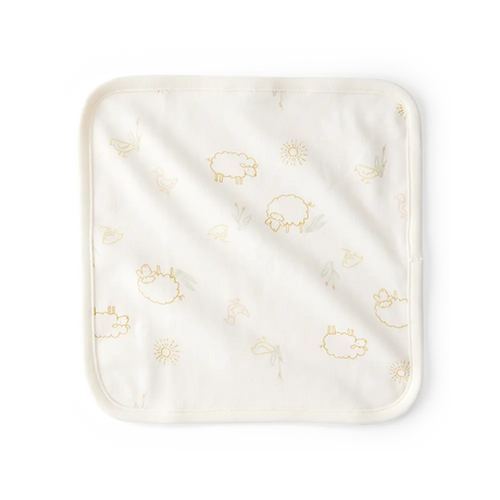 Lot de 6 débarbouillettes bébé - Jaune