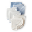 Lot de 6 débarbouillettes bébé garçon - Bleu