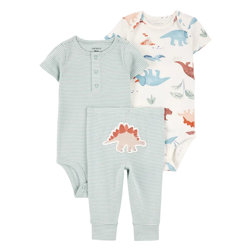 Conjunto de 3 piezas para bebé niño Carter's - Dinosaurio