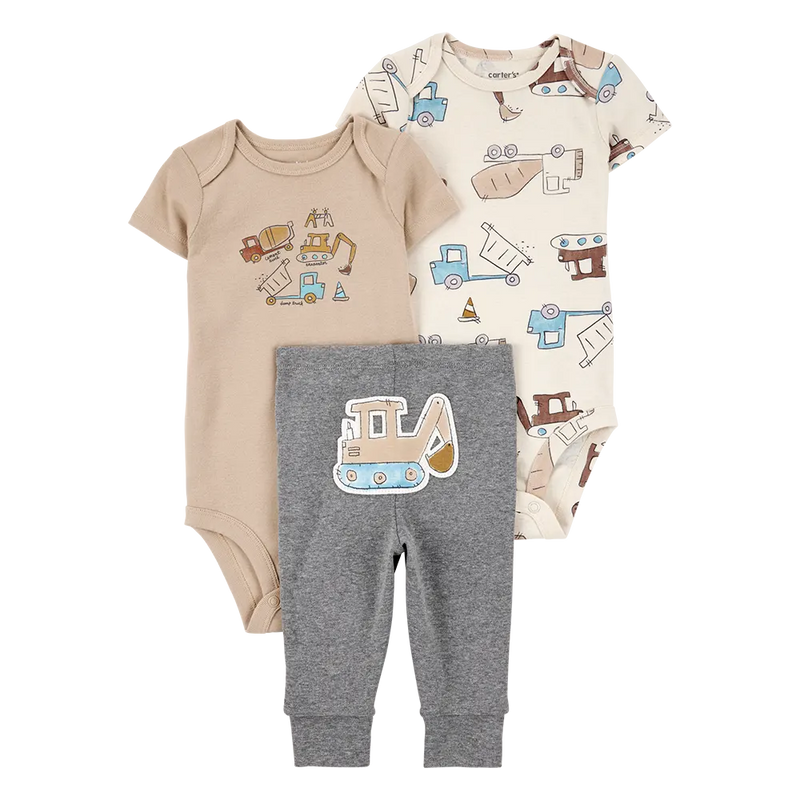 Conjunto de 3 piezas para bebé niño Carter's - Obra
