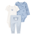 Ensemble 3 pièces ours pour bébé garçon - Coton