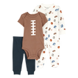 Ensemble 3 pièces football pour bébé garçon - Coton