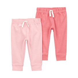 Lot de 2 pantalons bébé fille - Rose