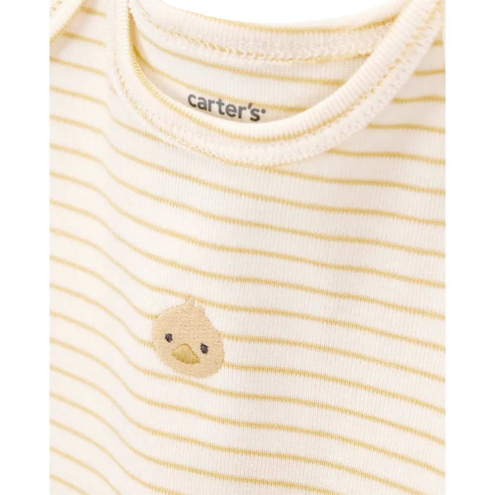 Ensemble 3 pièces cardigan canard bébé - Unisexe