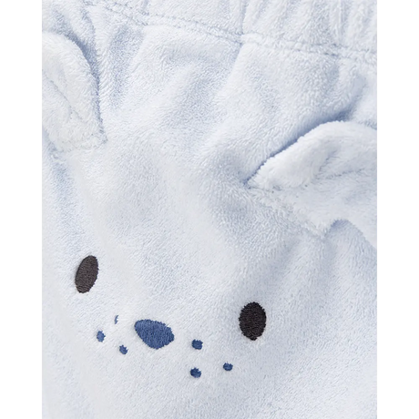 Ensemble 3 pièces cardigan chien bébé garçon - Bleu