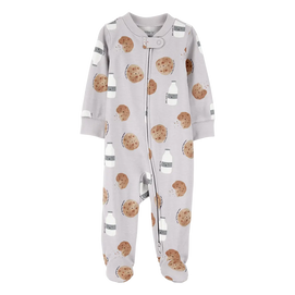 Pyjama dors-bien zippé lait & biscuits bébé - Coton
