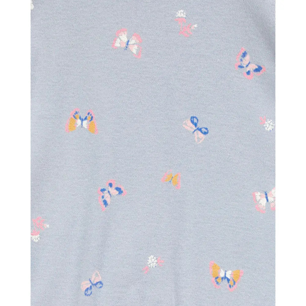 Ensemble 3 pièces papillon bébé fille - Coton