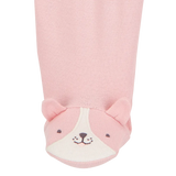 Ensemble 3 pièces chiot pour bébé fille - Coton