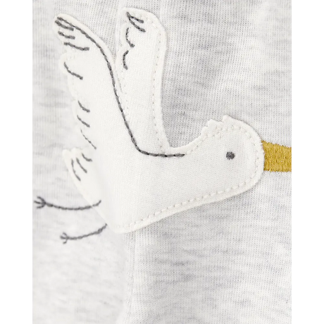 Ensemble 3 pièces cigogne pour bébé - Unisexe