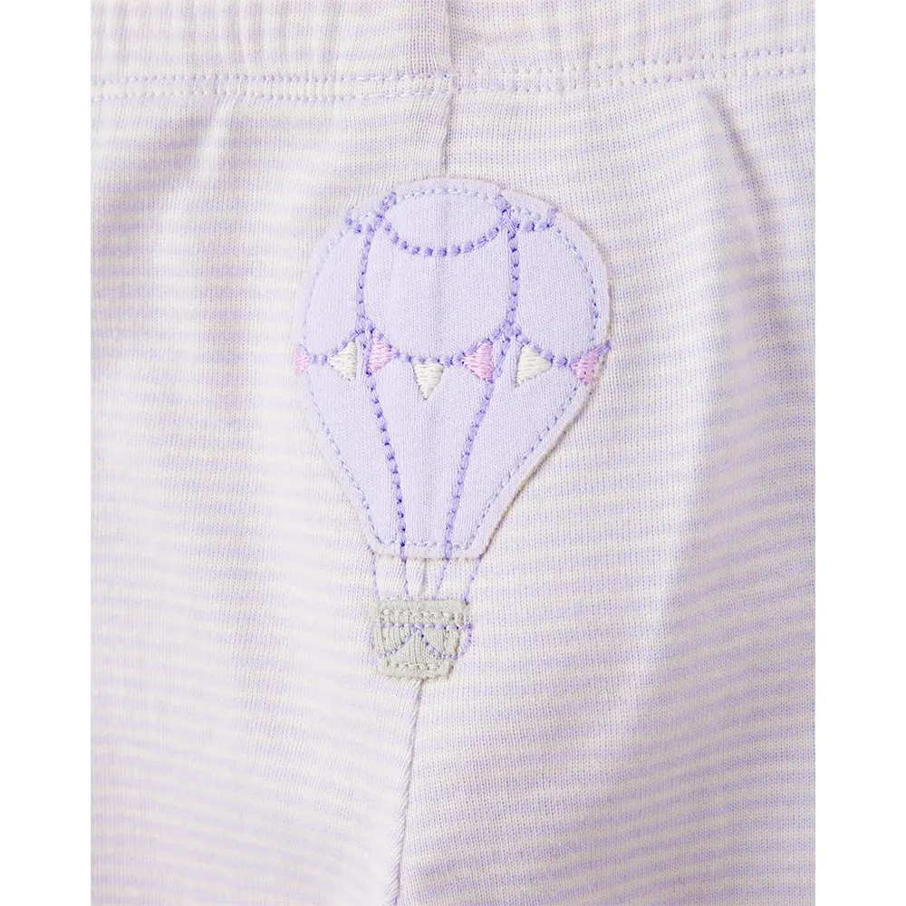 Ensemble 3 pièces montgolfière bébé fille - Coton