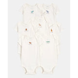 Lot de 7 bodys "Jours de la semaine" bébé - Coton